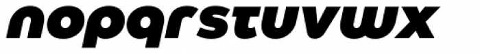 Eastman Alternate Black Italic Font LOWERCASE