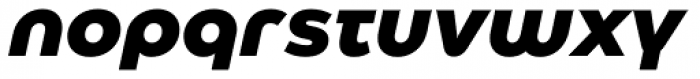 Eastman Alternate Extrabold Italic Font LOWERCASE