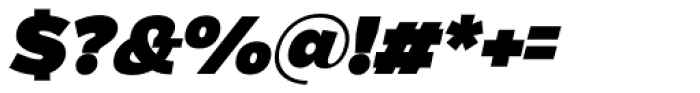Eastman Alternate Heavy Italic Font OTHER CHARS