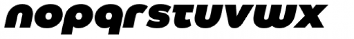 Eastman Alternate Heavy Italic Font LOWERCASE