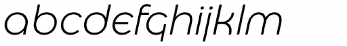Eastman Alternate Light Italic Font LOWERCASE