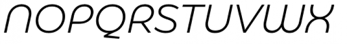 Eastman Alternate Regular Offset Italic Font UPPERCASE