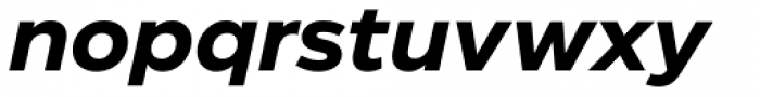 Eastman Bold Italic Font LOWERCASE