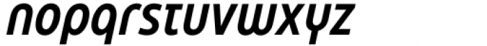 Eastman Condensed Alternate Demibold Italic Font LOWERCASE