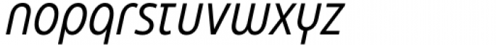 Eastman Condensed Alternate Italic Font LOWERCASE