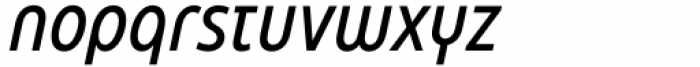 Eastman Condensed Alternate Medium Italic Font LOWERCASE