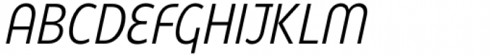 Eastman Condensed Alternate Offset Italic Font UPPERCASE
