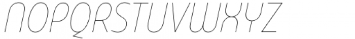 Eastman Condensed Alternate Thin Italic Font UPPERCASE