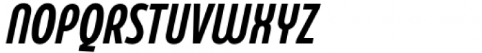 Eastman Condensed Compressed Alternate Demibold Italic Font UPPERCASE