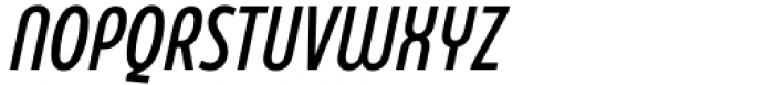 Eastman Condensed Compressed Alternate Medium Italic Font UPPERCASE
