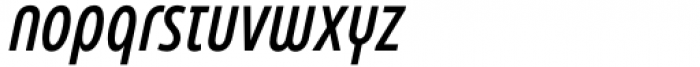 Eastman Condensed Compressed Alternate Medium Italic Font LOWERCASE