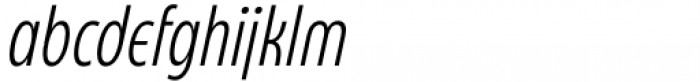 Eastman Condensed Compressed Alternate Offset Italic Font LOWERCASE