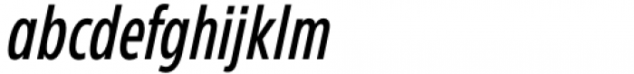 Eastman Condensed Compressed Medium Italic Font LOWERCASE