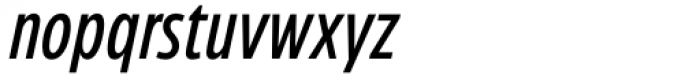 Eastman Condensed Compressed Medium Italic Font LOWERCASE