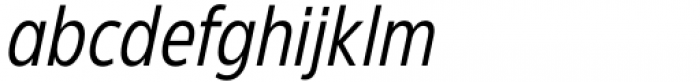 Eastman Condensed Italic Font LOWERCASE