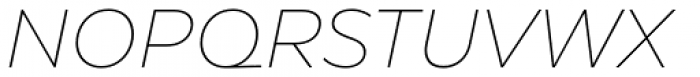 Eastman Extralight Italic Font UPPERCASE