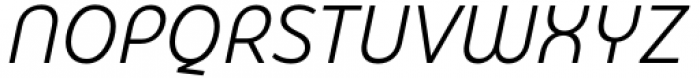 Eastman Grotesque Alternate Regular Offset Italic Font UPPERCASE