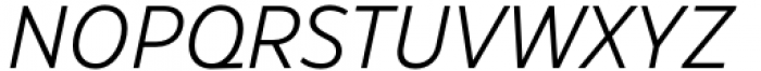 Eastman Grotesque Regular Offset Italic Font UPPERCASE