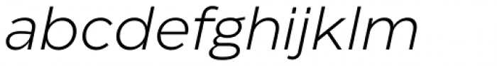 Eastman Light Italic Font LOWERCASE