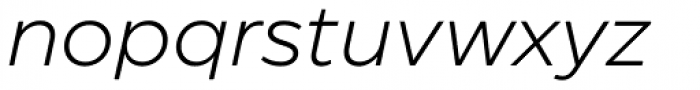 Eastman Regular Offset Italic Font LOWERCASE