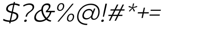 Eastman Roman Alternate Regular Offset Italic Font OTHER CHARS