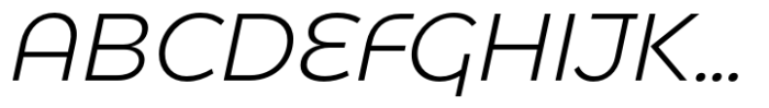 Eastman Roman Alternate Regular Offset Italic Font UPPERCASE