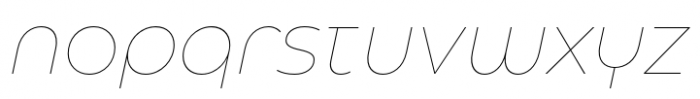 Eastman Roman Alternate Thin Italic Font LOWERCASE