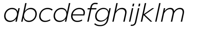 Eastman Roman Light Italic Font LOWERCASE