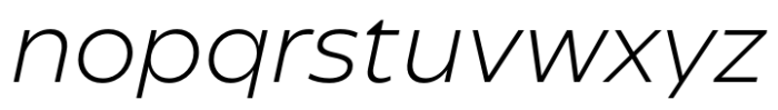 Eastman Roman Light Italic Font LOWERCASE