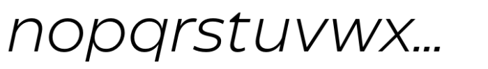 Eastman Roman Regular Offset Italic Font LOWERCASE