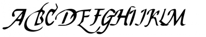 Easy Callig Font UPPERCASE