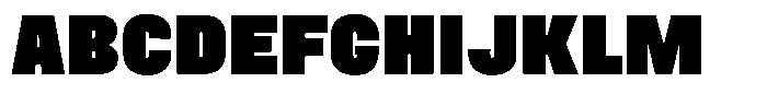 Easy Fix Black Condensed Short Lowercase Font UPPERCASE