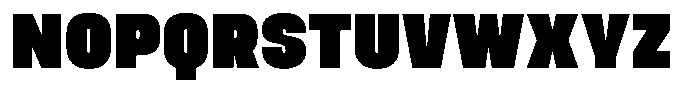 Easy Fix Black Condensed Short Lowercase Font UPPERCASE