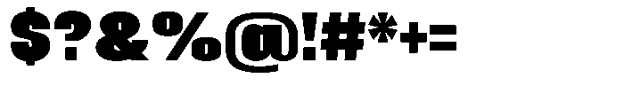 Easy Fix Black Condensed Font OTHER CHARS