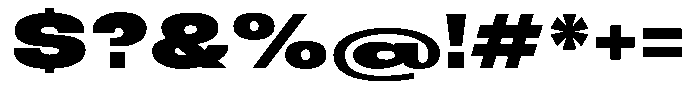 Easy Fix Black Expanded Short Lowercase Font OTHER CHARS