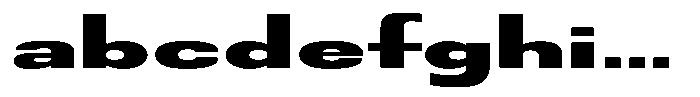 Easy Fix Black Expanded Short Lowercase FONT