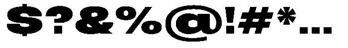 Easy Fix Black Expanded Font OTHER CHARS