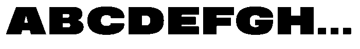Easy Fix Black Expanded Font UPPERCASE