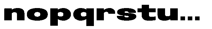 Easy Fix Black Expanded Font LOWERCASE