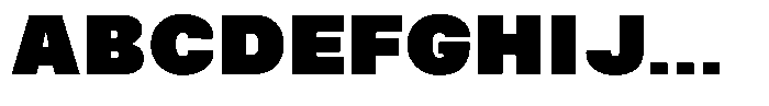 Easy Fix Black Short Lowercase Font UPPERCASE