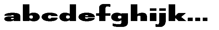 Easy Fix Black Short Lowercase FONT