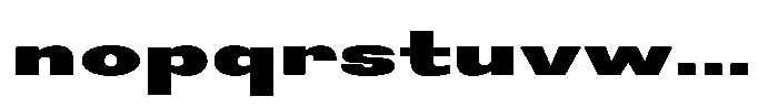 Easy Fix Black Short Lowercase Font LOWERCASE