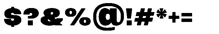 Easy Fix Black Unicase Font OTHER CHARS