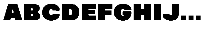 Easy Fix Black Unicase Font UPPERCASE