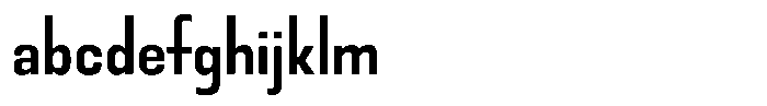 Easy Fix Condensed Short Lowercase FONT