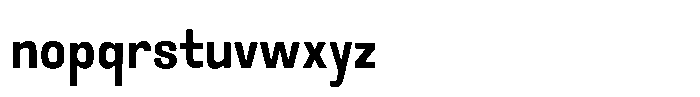 Easy Fix Condensed Short Lowercase Font LOWERCASE