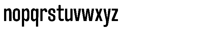 Easy Fix Condensed Font LOWERCASE