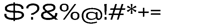 Easy Fix Expanded Short Lowercase Font OTHER CHARS