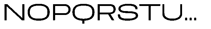 Easy Fix Expanded Short Lowercase Font UPPERCASE