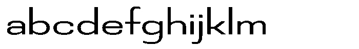 Easy Fix Expanded Short Lowercase FONT
